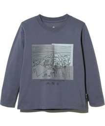 Snow Peak（スノーピーク）の「Kids Mt. Echigo Komagatake L/S T shirt（Tシャツ/カットソー・キッズ）」