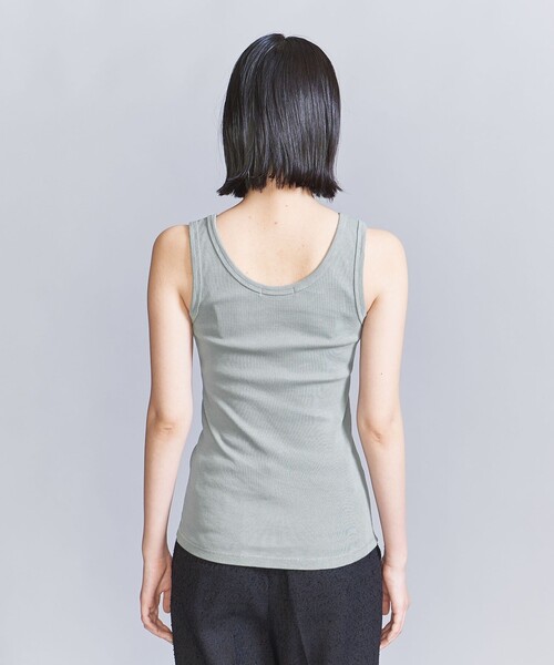 BEAUTY&YOUTH UNITED ARROWS（ビューティーアンドユースユナイテッドアローズ）の「コットンブレンド テレコ タンクトップ（タンクトップ・レディース・ダークグレー/ホワイト/ブラック/ライトブルー/イエロー/ベージュ・FREE）」の20枚目の写真