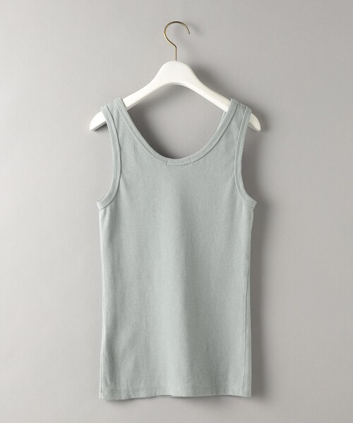 BEAUTY&YOUTH UNITED ARROWS（ビューティーアンドユースユナイテッドアローズ）の「コットンブレンド テレコ タンクトップ（タンクトップ・レディース・ダークグレー/ホワイト/ブラック/ライトブルー/イエロー/ベージュ・FREE）」の22枚目の写真
