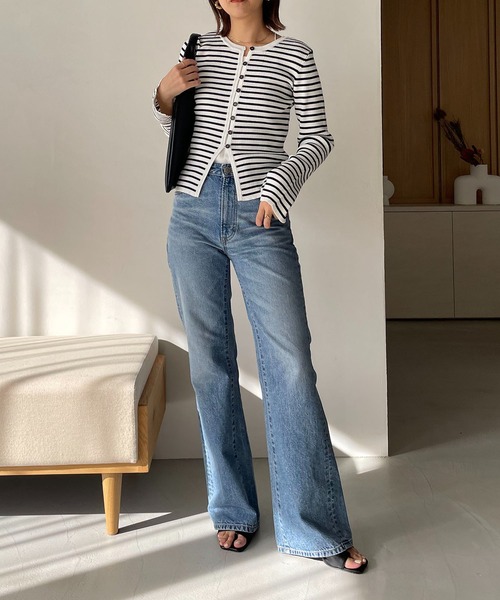 SOMETHING（サムシング）の「〈SOMETHING/サムシング〉LISAフレアデニム（デニムパンツ・レディース・ブルー・XS/S）」の18枚目の写真