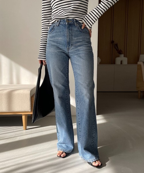 SOMETHING（サムシング）の「〈SOMETHING/サムシング〉LISAフレアデニム（デニムパンツ・レディース・ブルー・XS/S）」の16枚目の写真