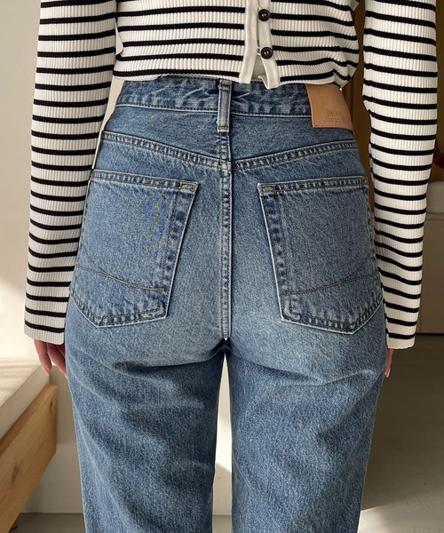 SOMETHING（サムシング）の「〈SOMETHING/サムシング〉LISAフレアデニム（デニムパンツ・レディース・ブルー・XS/S）」の5枚目の写真