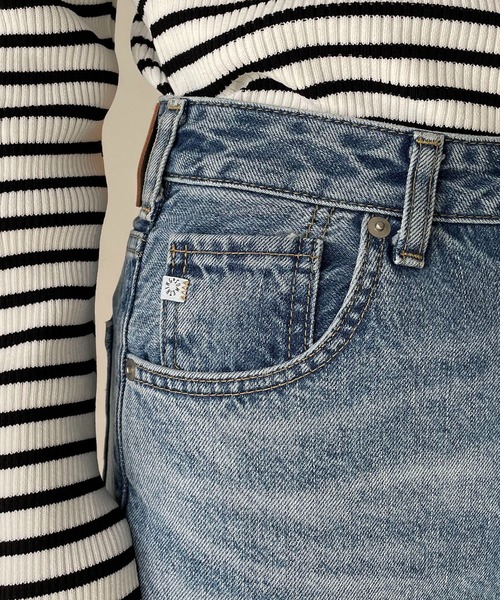 SOMETHING（サムシング）の「〈SOMETHING/サムシング〉LISAフレアデニム（デニムパンツ・レディース・ブルー・XS/S）」の10枚目の写真