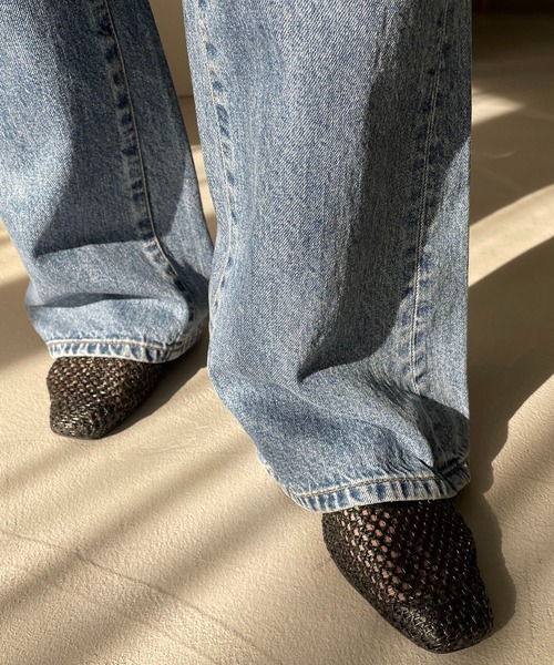 SOMETHING（サムシング）の「〈SOMETHING/サムシング〉LISAフレアデニム（デニムパンツ・レディース・ブルー・XS/S）」の13枚目の写真