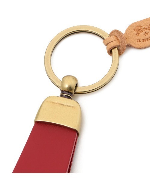 IL BISONTE（イルビゾンテ）の「IL BISONTE / ORIGINAL LEATHER / キーリング（キーホルダー・レディース・オレンジ/ブラック/ライトブラウン/レンガ/レッド/ホワイト/ネイビー/オリーブ/ダークブラウン/グリーン/グレー/ナチュラル・FREE）」の16枚目の写真