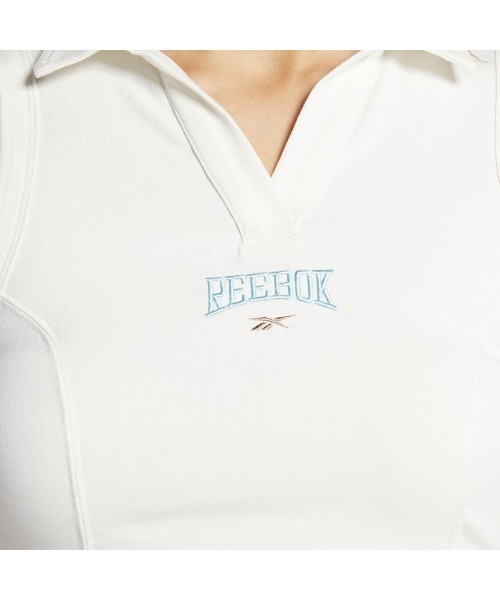 Reebok(リーボック)の「バーシティ タンクトップ / VARSITY TANK(タンクトップ・レディース・ホワイト/ブルー・LARGE/MEDIUM/SMALL/X-LARGE)」の4枚目の写真