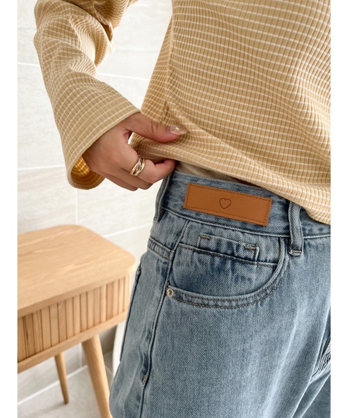 JUMELLE(ジュメロ)の「【爆盛れ売り上げ枚数2500枚突破】【サイズ豊富】JMストレートデニム(デニムパンツ・レディース・ブラック/ブルー・SMALL/MEDIUM/LARGE)」の20枚目の写真