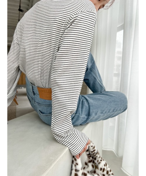 JUMELLE(ジュメロ)の「【爆盛れ売り上げ枚数2500枚突破】【サイズ豊富】JMストレートデニム(デニムパンツ・レディース・ブラック/ブルー・SMALL/MEDIUM/LARGE)」の7枚目の写真