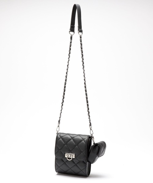 PAGEBOY（ページボーイ）の「キルトコンビショルダーBAG（ショルダーバッグ・レディース・ブラック/オフホワイト・FREE）」の16枚目の写真