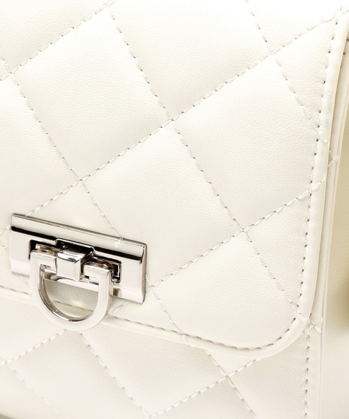 PAGEBOY（ページボーイ）の「キルトコンビショルダーBAG（ショルダーバッグ・レディース・ブラック/オフホワイト・FREE）」の13枚目の写真