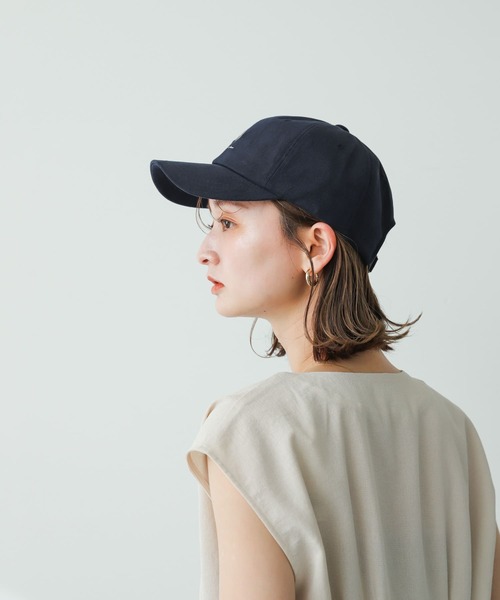 SENSE OF PLACE by URBAN RESEARCH（センスオブプレイスバイアーバンリサーチ）の「『ユニセックス』ツイルロゴシシュウキャップ（キャップ・メンズ・ブラック/ネイビー・ONE）」の5枚目の写真