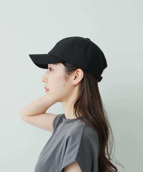 SENSE OF PLACE by URBAN RESEARCH（センスオブプレイスバイアーバンリサーチ）の「『ユニセックス』ツイルロゴシシュウキャップ（キャップ・メンズ・ブラック/ネイビー・ONE）」の8枚目の写真