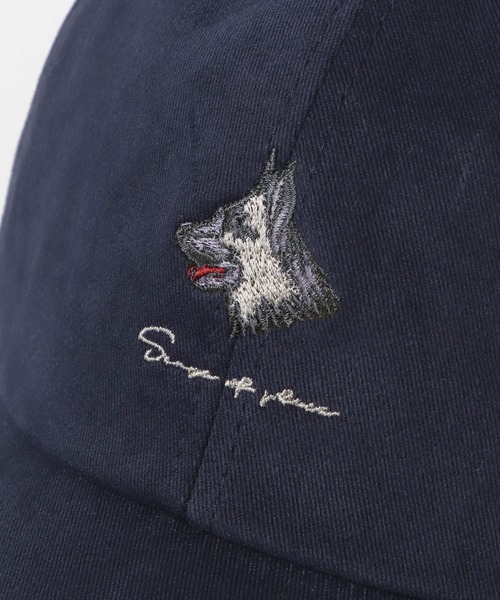 SENSE OF PLACE by URBAN RESEARCH（センスオブプレイスバイアーバンリサーチ）の「『ユニセックス』ツイルロゴシシュウキャップ（キャップ・メンズ・ブラック/ネイビー・ONE）」の13枚目の写真