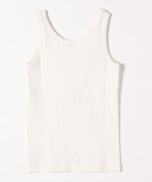 SHIPS any（シップス エニィ）の「SHIPS any:〈洗濯機可能〉テレコ タンクトップ 23SS（タンクトップ・レディース・イエロー/ブラック/その他/ホワイト・ONE SIZE）」の14枚目の写真