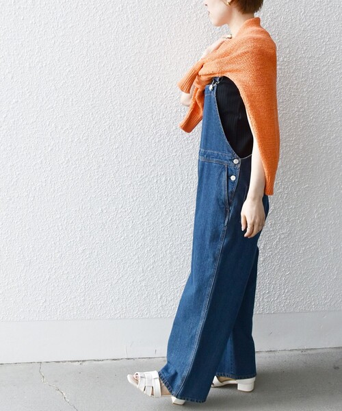 SHIPS any（シップス エニィ）の「SHIPS any:〈洗濯機可能〉テレコ タンクトップ 23SS（タンクトップ・レディース・イエロー/ブラック/その他/ホワイト・ONE SIZE）」の18枚目の写真