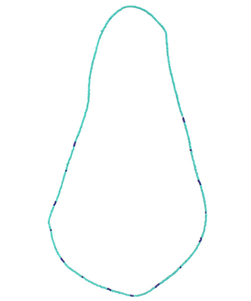 WEGO(ウィゴー)の「WEGO/カラービーズロングネックレス(ネックレス・メンズ・ターコイズブルー/レッド/ホワイト/ブラック・FREE)」の1枚目の写真