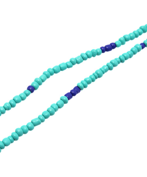 WEGO(ウィゴー)の「WEGO/カラービーズロングネックレス(ネックレス・メンズ・ターコイズブルー/レッド/ホワイト/ブラック・FREE)」の5枚目の写真