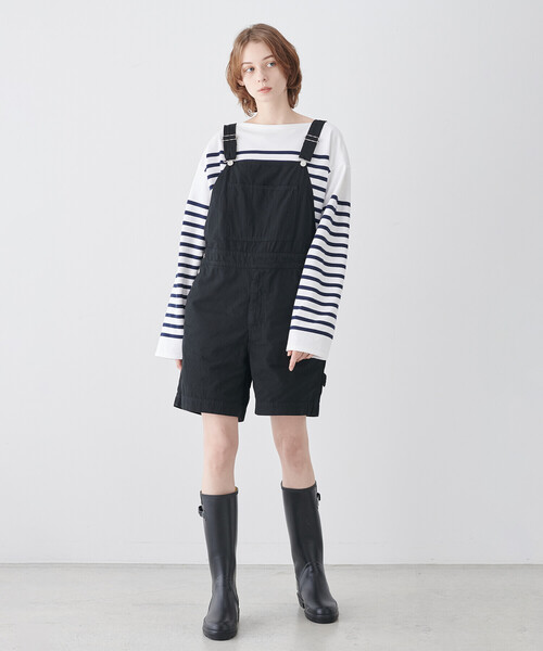 SERGE de bleu（サージ）の「SERGE de bleu | ショーツ サロペット WOMEN（サロペット/オーバーオール・レディース・ブラック・38）」の14枚目の写真