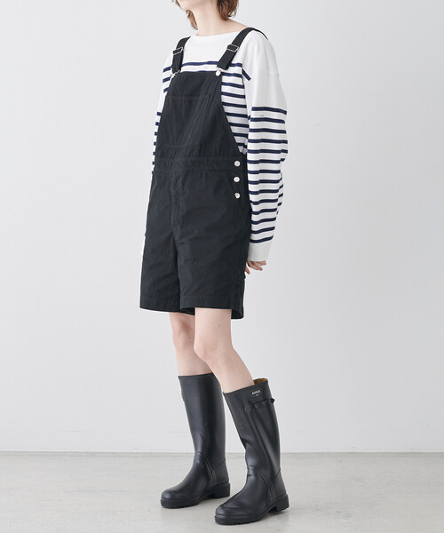 SERGE de bleu（サージ）の「SERGE de bleu | ショーツ サロペット WOMEN（サロペット/オーバーオール・レディース・ブラック・38）」の16枚目の写真
