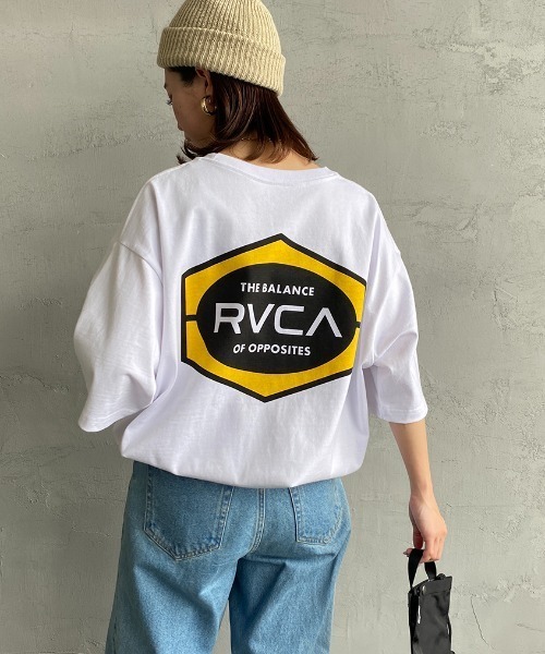 RVCA（ルーカ）の「[RVCA/ルーカ] INDUSTRIAL バックプリントTシャツ（Tシャツ/カットソー・レディース・ホワイト/ブラック・M/L/XL）」の2枚目の写真