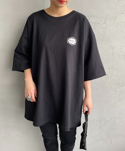 RVCA（ルーカ）の「[RVCA/ルーカ] INDUSTRIAL バックプリントTシャツ（Tシャツ/カットソー・レディース・ホワイト/ブラック・M/L/XL）」の6枚目の写真