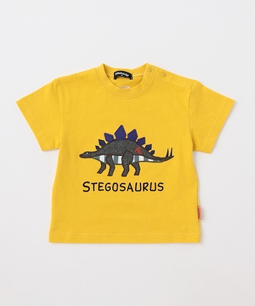 kladskap（クレードスコープ）の「恐竜アップリケ半袖Tシャツ（Tシャツ 