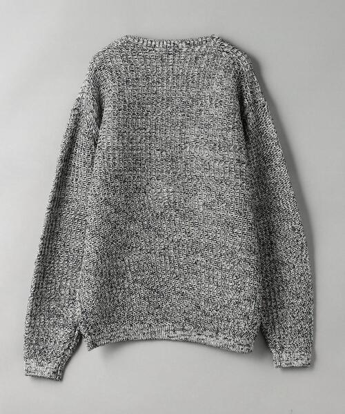 ギマコットン LADDER リラックス クルーネック ニット Natural M BEAUTY&YOUTH UNITED ARROWS（ビューティーアンドユース