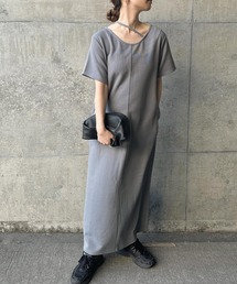 select MOCA by son | ネックレイヤードリラックスワンピース(ワンピース)