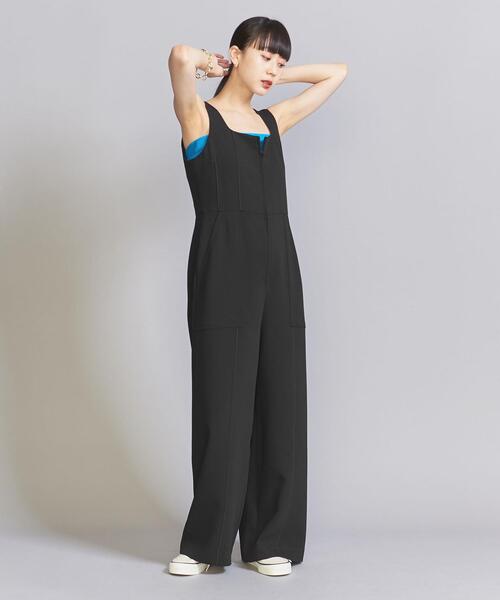 BEAUTY&YOUTH UNITED ARROWS(ビューティーアンドユースユナイテッドアローズ)の「ダブルクロス オールインワン(つなぎ/オールインワン・レディース・ブラック/ダークグレー・S/M)」の7枚目の写真