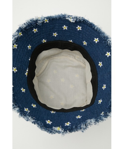 RODEO CROWNS WIDE BOWL（ロデオクラウンズワイドボウル）の「Flower embroidery HAT（ハット・レディース・ライトブルー/ブルー・FREE）」の10枚目の写真