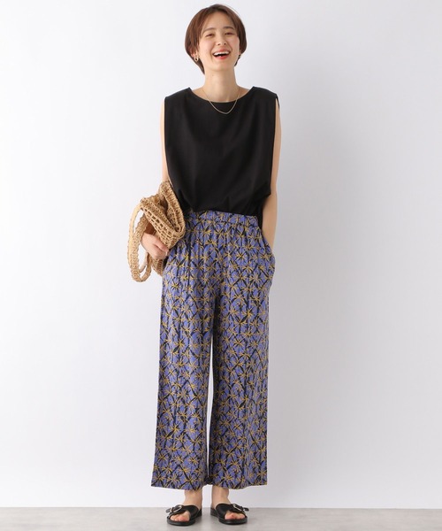 LEPSIM（レプシィム）の「ショルダータックノースリーブ　163547（Tシャツ/カットソー・レディース・ブラック/オフホワイト/カーキ/ホワイト×ブラック/パープル系その他・FREE）」の21枚目の写真