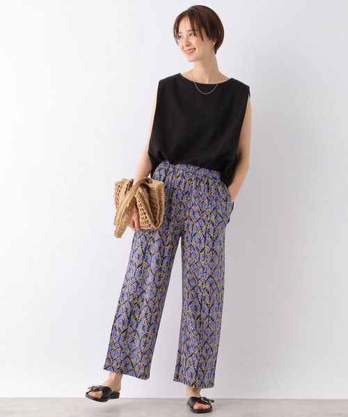 LEPSIM（レプシィム）の「ショルダータックノースリーブ　163547（Tシャツ/カットソー・レディース・ブラック/オフホワイト/カーキ/ホワイト×ブラック/パープル系その他・FREE）」の22枚目の写真