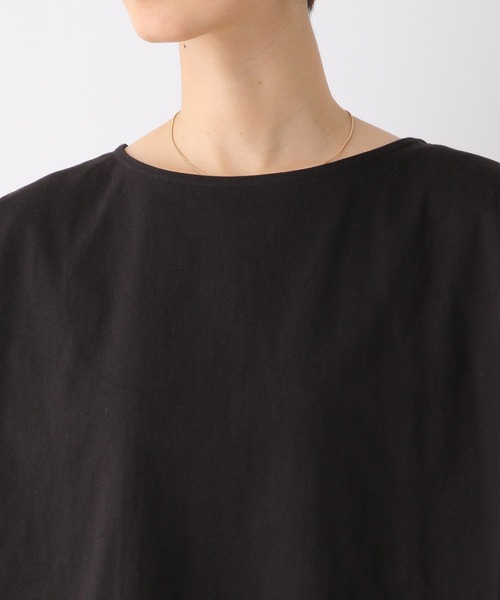 LEPSIM（レプシィム）の「ショルダータックノースリーブ　163547（Tシャツ/カットソー・レディース・ブラック/オフホワイト/カーキ/ホワイト×ブラック/パープル系その他・FREE）」の9枚目の写真