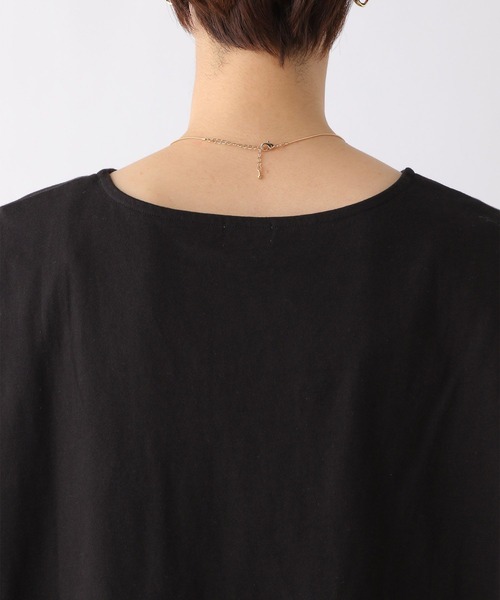 LEPSIM（レプシィム）の「ショルダータックノースリーブ　163547（Tシャツ/カットソー・レディース・ブラック/オフホワイト/カーキ/ホワイト×ブラック/パープル系その他・FREE）」の12枚目の写真