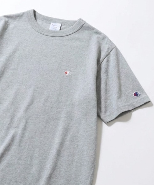 Champion（チャンピオン）の「2026SS Champion/チャンピオン USAコットン ワンポイントロゴ刺繍 無地 半袖Tシャツ レディース メンズ（Tシャツ/カットソー・メンズ・ブラック/ダークグリーン/グレー/ネイビー/ラベンダー/オートミール/ホワイト/ブルー/イエロー/サンドベージュ/グリーン/グレイッシュブルー/レンガ/クリーム/サックスブルー/ベージュ/オリーブドラブ/スカイブルー/オレンジ/セージグリーン/サファリグリーン・L/XL/M）」の3枚目の写真