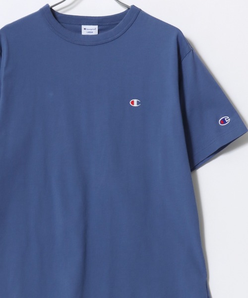 Champion（チャンピオン）の「2026SS Champion/チャンピオン USAコットン ワンポイントロゴ刺繍 無地 半袖Tシャツ レディース メンズ（Tシャツ/カットソー・メンズ・ブラック/ダークグリーン/グレー/ネイビー/ラベンダー/オートミール/ホワイト/ブルー/イエロー/サンドベージュ/グリーン/グレイッシュブルー/レンガ/クリーム/サックスブルー/ベージュ/オリーブドラブ/スカイブルー/オレンジ/セージグリーン/サファリグリーン・L/XL/M）」の17枚目の写真