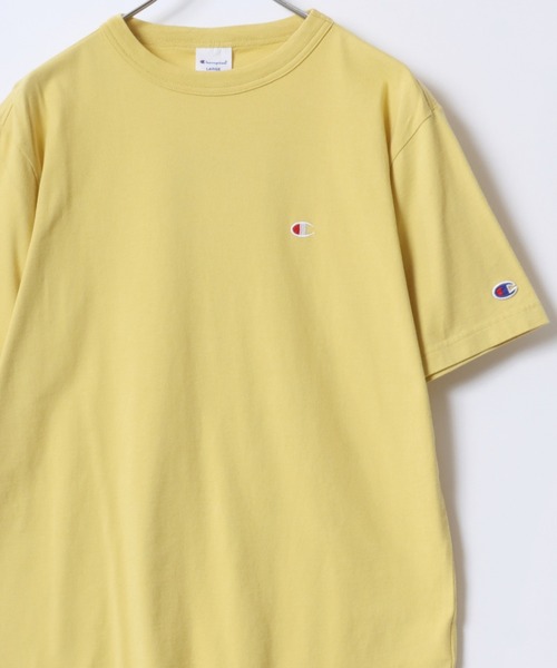 Champion（チャンピオン）の「2026SS Champion/チャンピオン USAコットン ワンポイントロゴ刺繍 無地 半袖Tシャツ レディース メンズ（Tシャツ/カットソー・メンズ・ブラック/ダークグリーン/グレー/ネイビー/ラベンダー/オートミール/ホワイト/ブルー/イエロー/サンドベージュ/グリーン/グレイッシュブルー/レンガ/クリーム/サックスブルー/ベージュ/オリーブドラブ/スカイブルー/オレンジ/セージグリーン/サファリグリーン・L/XL/M）」の19枚目の写真