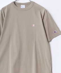 2026SS Champion/チャンピオン USAコットン ワンポイントロゴ刺繍 無地 半袖Tシャツ レディース メンズ