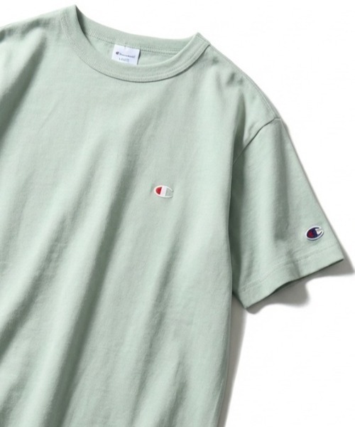 Champion（チャンピオン）の「2026SS Champion/チャンピオン USAコットン ワンポイントロゴ刺繍 無地 半袖Tシャツ レディース メンズ（Tシャツ/カットソー・メンズ・ブラック/ダークグリーン/グレー/ネイビー/ラベンダー/オートミール/ホワイト/ブルー/イエロー/サンドベージュ/グリーン/グレイッシュブルー/レンガ/クリーム/サックスブルー/ベージュ/オリーブドラブ/スカイブルー/オレンジ/セージグリーン/サファリグリーン・L/XL/M）」の10枚目の写真