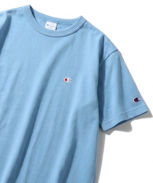 Champion（チャンピオン）の「2026SS Champion/チャンピオン USAコットン ワンポイントロゴ刺繍 無地 半袖Tシャツ レディース メンズ（Tシャツ/カットソー・メンズ・ブラック/ダークグリーン/グレー/ネイビー/ラベンダー/オートミール/ホワイト/ブルー/イエロー/サンドベージュ/グリーン/グレイッシュブルー/レンガ/クリーム/サックスブルー/ベージュ/オリーブドラブ/スカイブルー/オレンジ/セージグリーン/サファリグリーン・L/XL/M）」の13枚目の写真