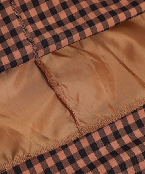 SUGAR BISKET（シュガービスケット）の「ギンガムチェックキャミソールワンピース（ワンピース・レディース・ブラウン系その他/ブラック系その他/パープル系その他/ブルー系その他・フリー）」の10枚目の写真