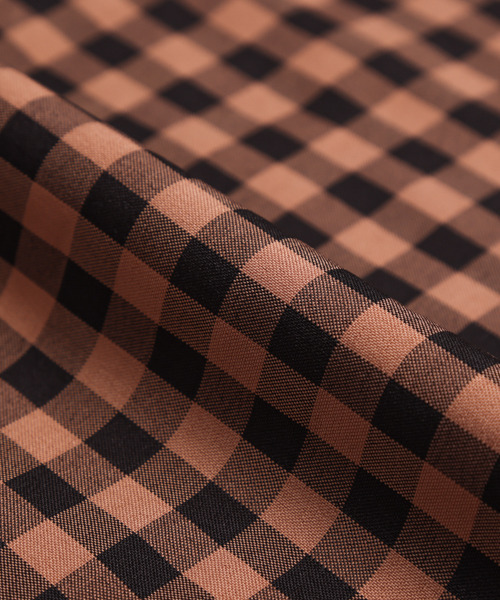 SUGAR BISKET（シュガービスケット）の「ギンガムチェックキャミソールワンピース（ワンピース・レディース・ブラウン系その他/ブラック系その他/パープル系その他/ブルー系その他・フリー）」の11枚目の写真