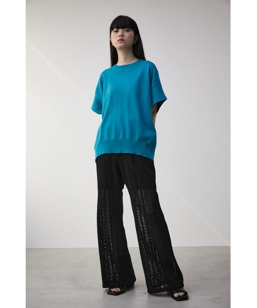 AZUL by moussy(アズールバイマウジー)の「LACE PANTS/レースパンツ(その他パンツ・レディース・アイボリー/ブラック・MEDIUM/SMALL)」の14枚目の写真