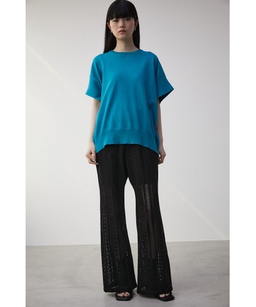 AZUL by moussy(アズールバイマウジー)の「LACE PANTS/レースパンツ(その他パンツ・レディース・アイボリー/ブラック・MEDIUM/SMALL)」の15枚目の写真