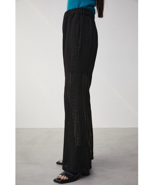 AZUL by moussy(アズールバイマウジー)の「LACE PANTS/レースパンツ(その他パンツ・レディース・アイボリー/ブラック・MEDIUM/SMALL)」の17枚目の写真
