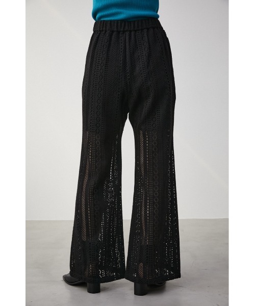 AZUL by moussy(アズールバイマウジー)の「LACE PANTS/レースパンツ(その他パンツ・レディース・アイボリー/ブラック・MEDIUM/SMALL)」の18枚目の写真