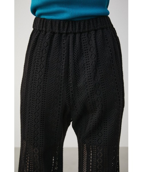 AZUL by moussy(アズールバイマウジー)の「LACE PANTS/レースパンツ(その他パンツ・レディース・アイボリー/ブラック・MEDIUM/SMALL)」の20枚目の写真