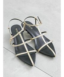 Te chichi | Tストラップポインテッドヒールサンダル(サンダル)