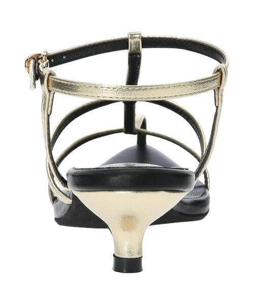 Te chichi（テチチ）の「Tストラップポインテッドヒールサンダル（サンダル・レディース・パープル/ゴールド/ブラック・38/37）」の17枚目の写真