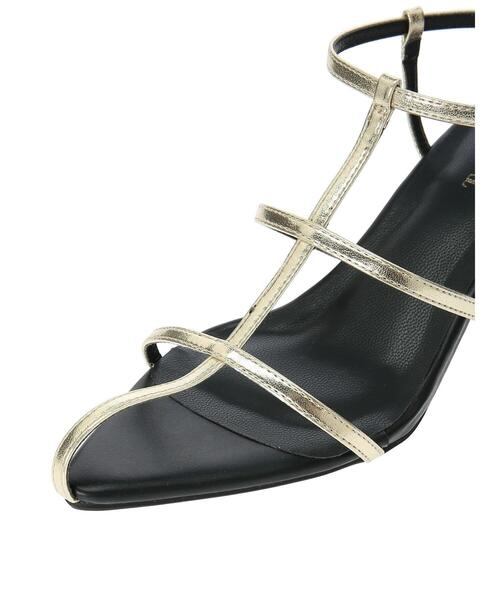 Te chichi（テチチ）の「Tストラップポインテッドヒールサンダル（サンダル・レディース・パープル/ゴールド/ブラック・38/37）」の19枚目の写真